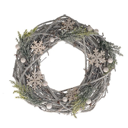 Frost Wreath 26Cm
