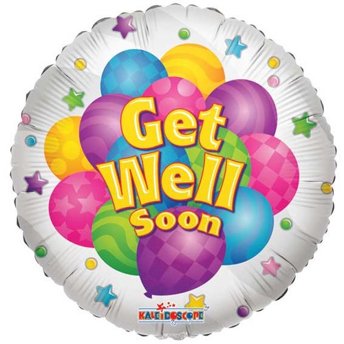 18" Get well Foil Balloon