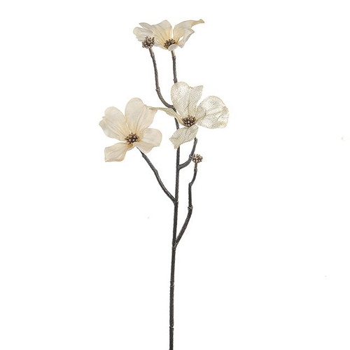 Pearl Dogwood Spray Cream 50Cm