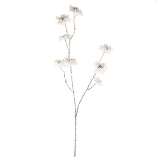 Neva Cherry Blossom Spray White 68Cm