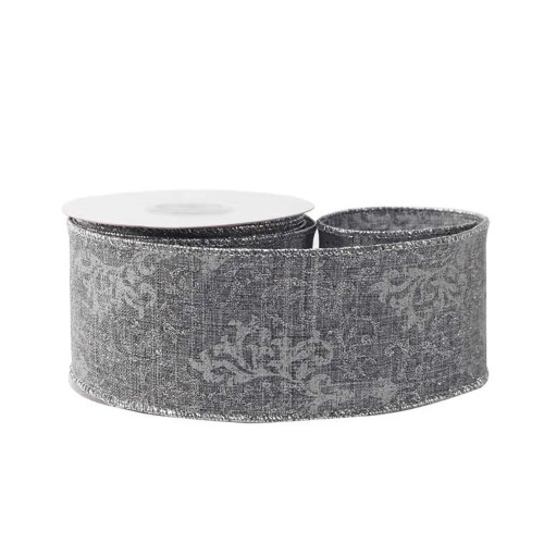 63mm x 10yds Grey W/Silver Pattern (6/72)