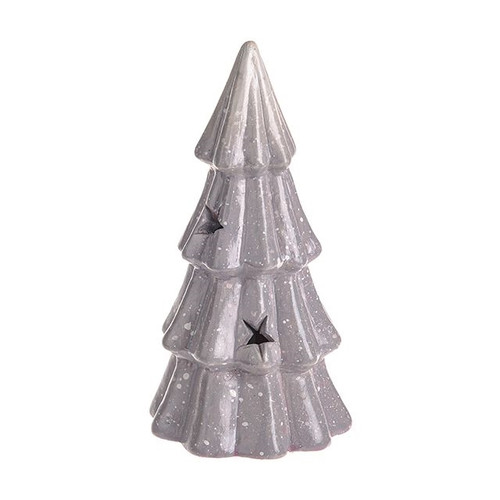 Ceramic Tree Grey With Led 21.5cm 