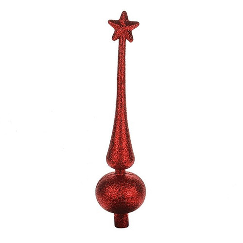 Sparkle Tree Topper Red