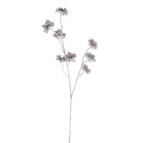 Neva Cherry Blossom Spray Silver 68Cm