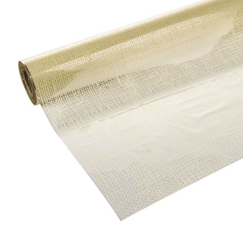 Cellophane Print Jute Ivory 80Cm 100m