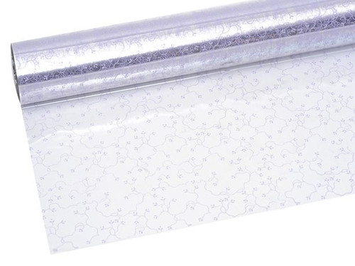 Cellophane Print Rambler Lilac 80Cm  100m