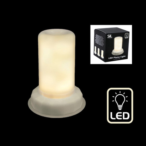 7.5X9CM LED WHITE FLAME LIGHT