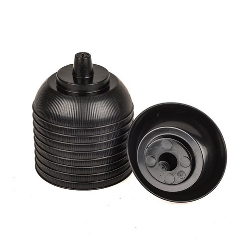 Candle Cup Black Plastic Medium Pack of 10
