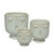 Planter Face Set Of 3 Off White