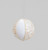 100mm Ball Decoration White/Rose