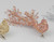 32cm Glitter Bird w/Clip Rose G