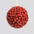 8cm Beaded Ball Decoration Red