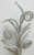 53cm Glitter Swirl Spray Silver