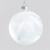 8cm Glass Frost/Glitter Ball 