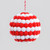 10cm Fabric PomPom Ball Dec R/W