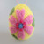Felt Egg with Pink Flower 5x5x7cm