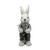 White Rabbit with Striped Shirt 40cm