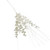 Eucalyptus Stem White with Glitter Strands L55cm