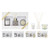 Gift Set 6Pc,  4 Asst Color/Scent: 1.White/Falling Snow 2.White/Golden Birch 3.C