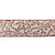 2.5" X 10Y Double Wired Red Shiny Berry on Natural Ribbon Garland
