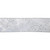 2.5" X 10Y Double Wired White Ribbon Silver Glitter 