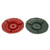 30Cm Embossed Plate 2 Asst Red or Green