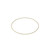 Hoop Flower Bridesmaid Gold