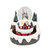 Mountain Scene Snow Globe with Lights - H19cm