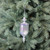 Glass Lantern Finial - Silver - 7 x 21cm