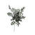 Glitter Drums / Holly & Glitter Berries Pick - Silver 20cm