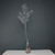 Glitter mini leaf spray Silver 