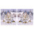 White Xmas Paper Napkins Pk 20