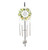 Mum & Dad Rose Disc Windchime 9x9cm