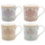 Hyacinth Mugs Set 4