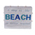 Resin Beach sign with LED 13.5cm