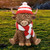 Highland Cow Scarf & Hat Red