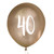 Gold 40 Balloons 5pk