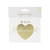 Gold Heart Bridesmaid Request Cards