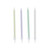 Pastel Skinny Candles