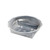 Square Base Round Florist  Dish Clear X10