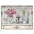 Retro Floral Arrangmnts Plaque