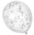 Confetti Balloon Silver 12" 6Pk