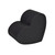 Black Heart Shaped Hat Box with Liner 