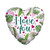 Balloon Eco I Love You Hearts & Leaves