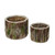 Mossy Stump Planter Set Of 2