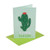 Florist Handmade Card Cactus With Envelope