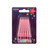 Pink Stripe Party candle 12pcs