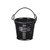 Bucket Zinc Black 5.5Cm High