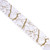 Speckled Gold Ribbon 25 mm