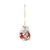 Baubles Wht Wood Led Sml